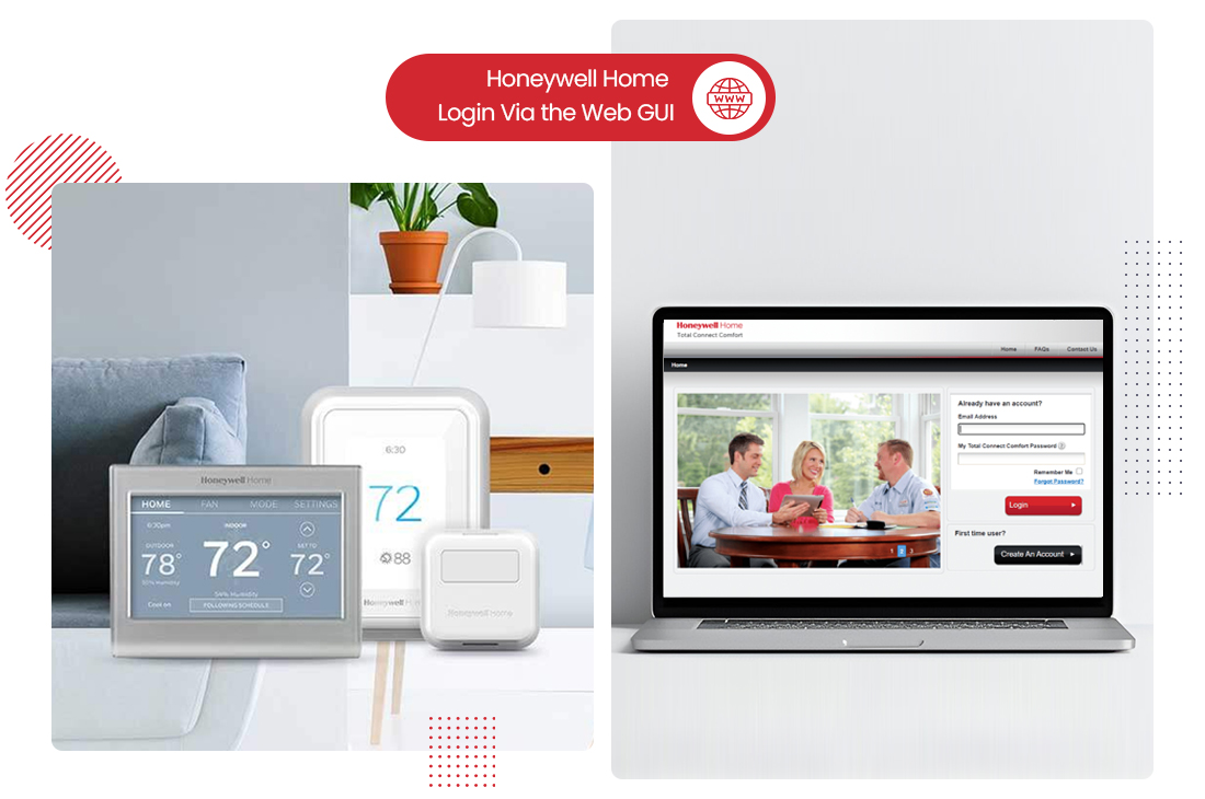 Honeywell Home Login Via the Web GUI
